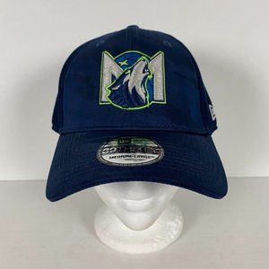 NEW Minnesota Timberwolves New Era 39Thirty Camo Hat Cap Size Medium/Large M/L